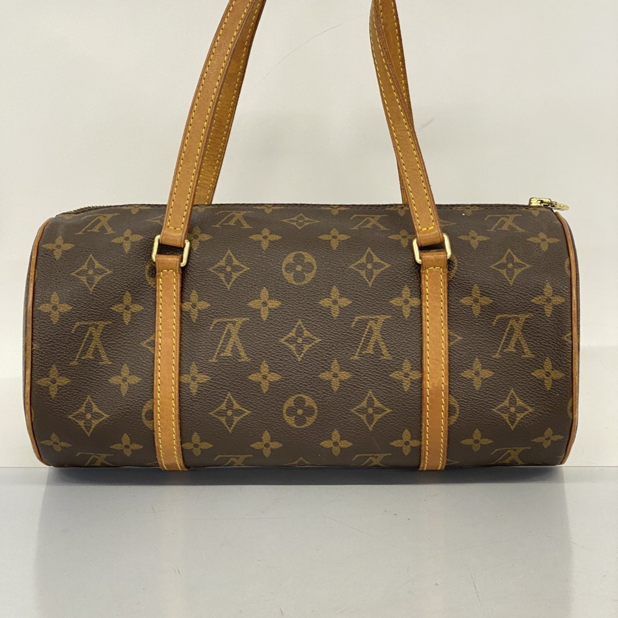 Louis Vuitton handbag Monogram Papillon 30 M51385 Brown ladies