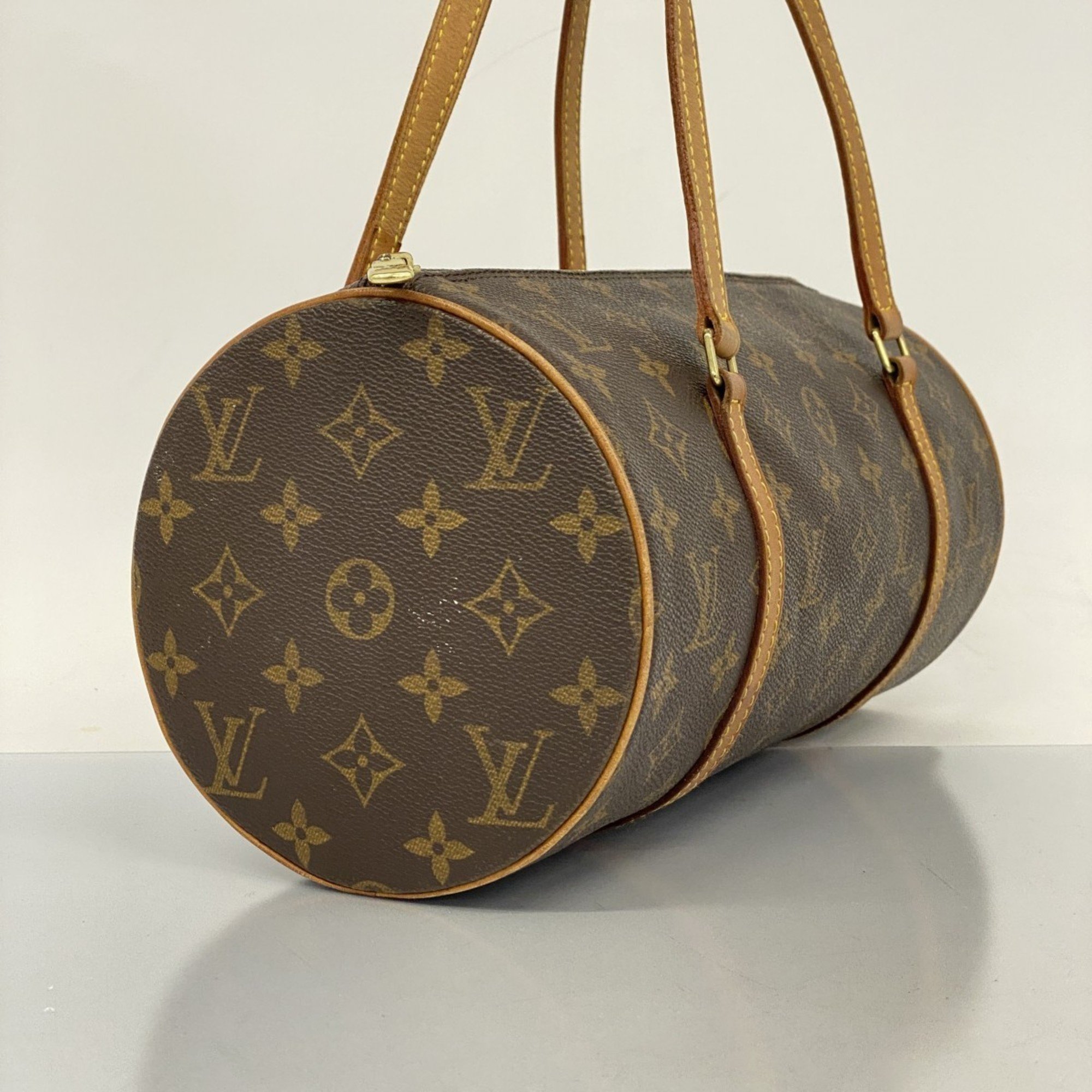 Louis Vuitton handbag Monogram Papillon 30 M51385 Brown ladies