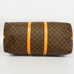 Louis Vuitton Boston Bag Monogram Keepall Bandouliere M41414 Brown Men's Women's