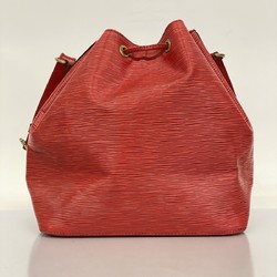 Louis Vuitton Shoulder Bag Epi Petit Noe M59017 Castilian Red Ladies