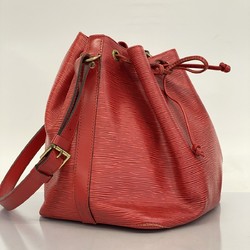 Louis Vuitton Shoulder Bag Epi Petit Noe M59017 Castilian Red Ladies