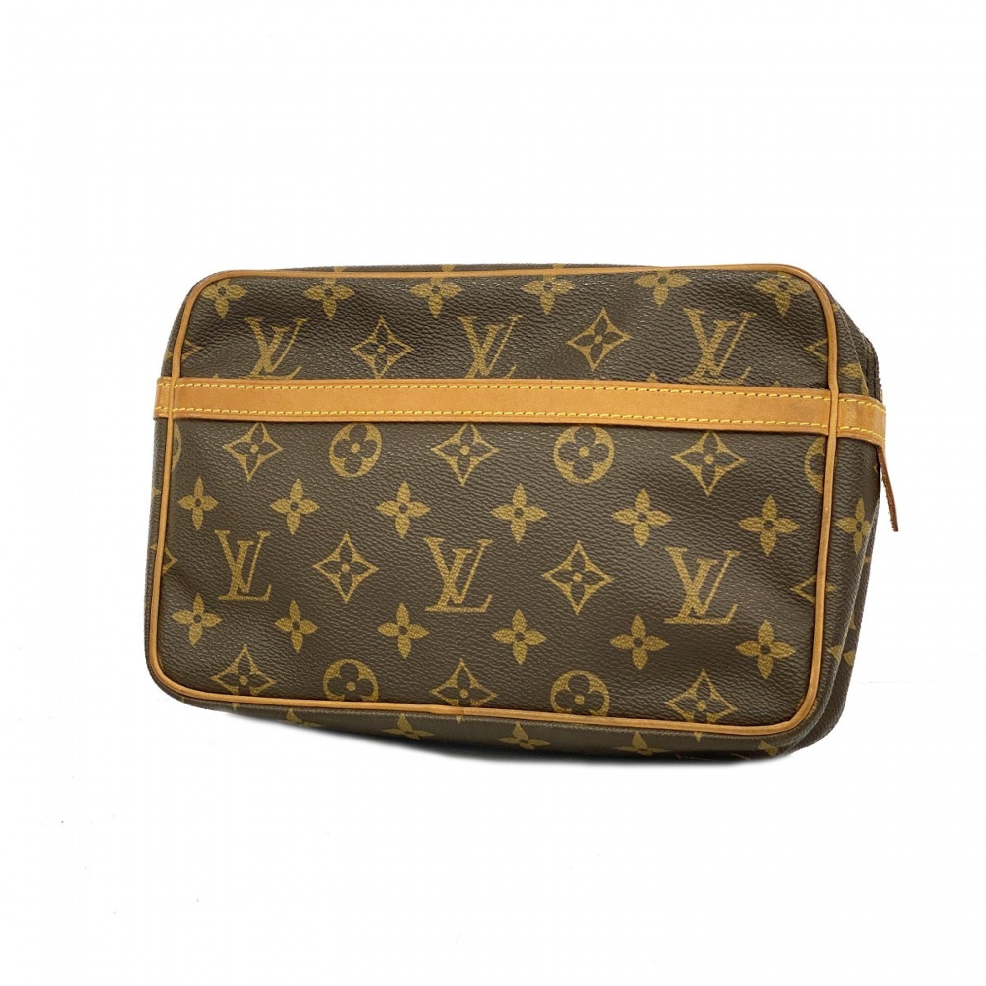 Louis Vuitton Clutch Bag Monogram Compiegne 23 M51847 Brown Women's