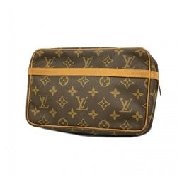 Louis Vuitton Clutch Bag Monogram Compiegne 23 M51847 Brown Women's