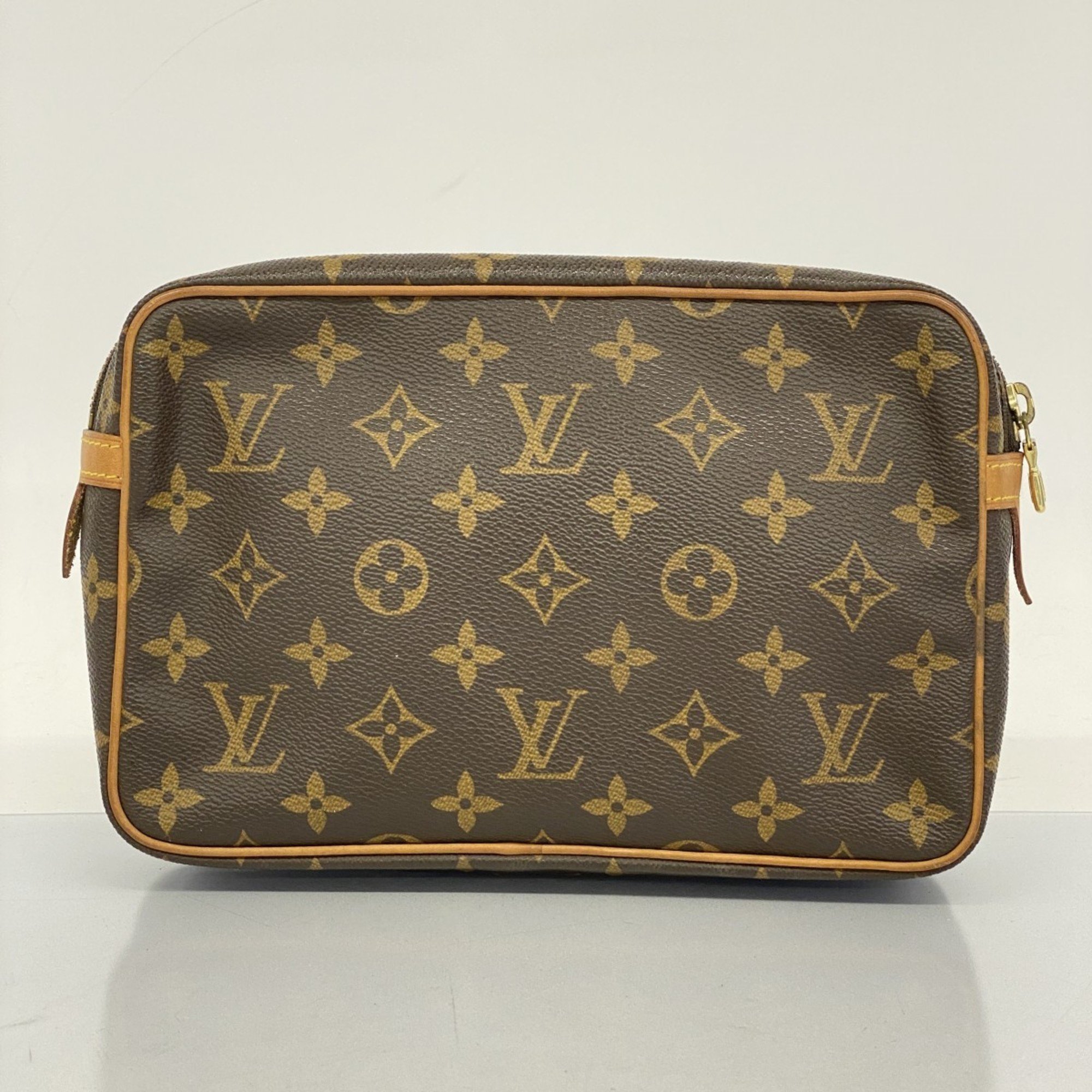 Louis Vuitton Clutch Bag Monogram Compiegne 23 M51847 Brown Women's