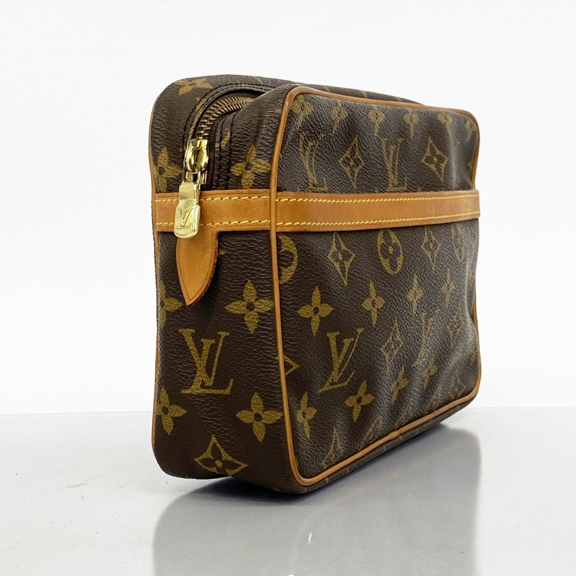 Louis Vuitton Clutch Bag Monogram Compiegne 23 M51847 Brown Women's