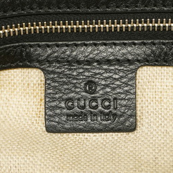 Gucci Tote Bag GG Canvas Horsebit 229852 Black Women's