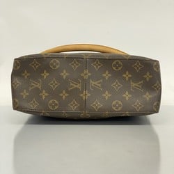 Louis Vuitton Shoulder Bag Monogram Looping GM M51145 Brown Ladies