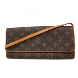 Louis Vuitton Shoulder Bag Monogram Pochette Twin GM M51852 Brown Women's