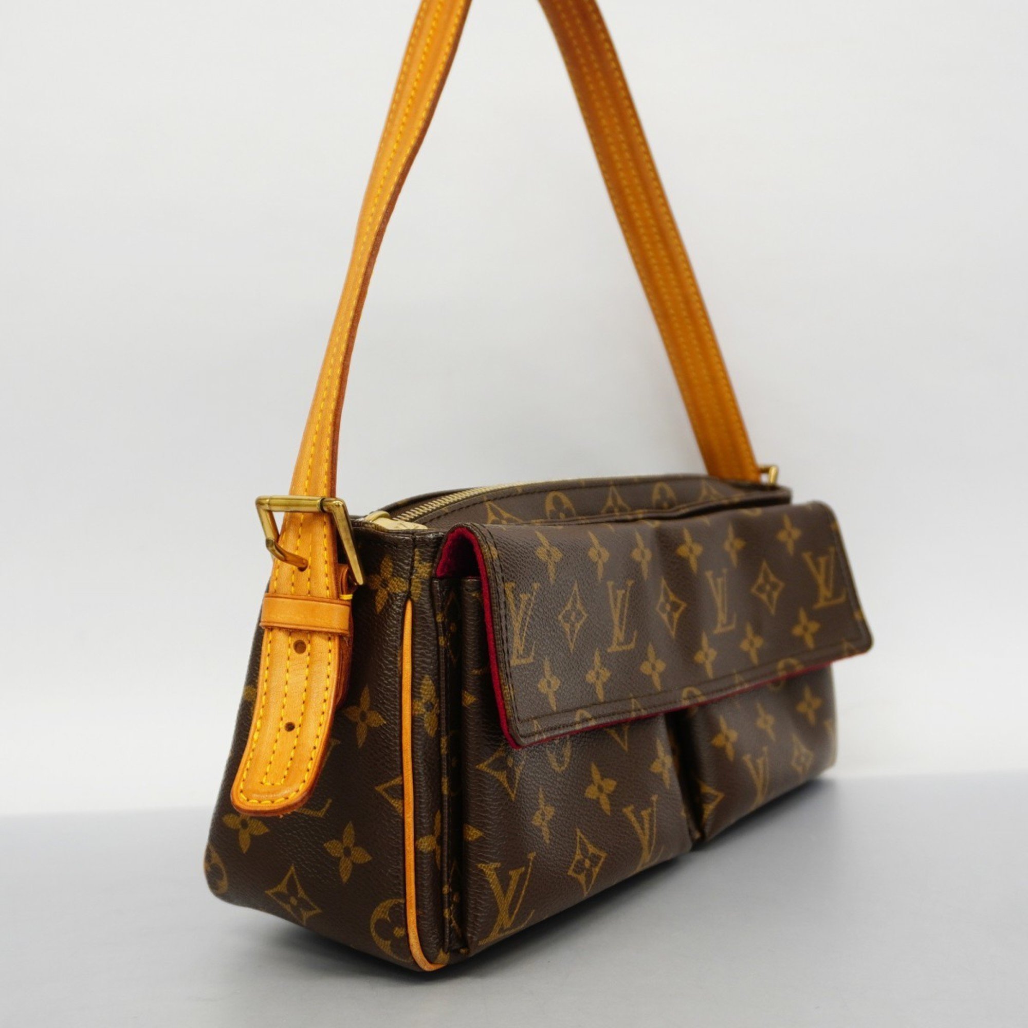 Louis Vuitton Shoulder Bag Monogram Vivacite MM M51164 Brown Women's