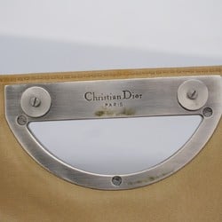 Christian Dior Shoulder Bag Malice Pearl Denim Blue Beige Women's