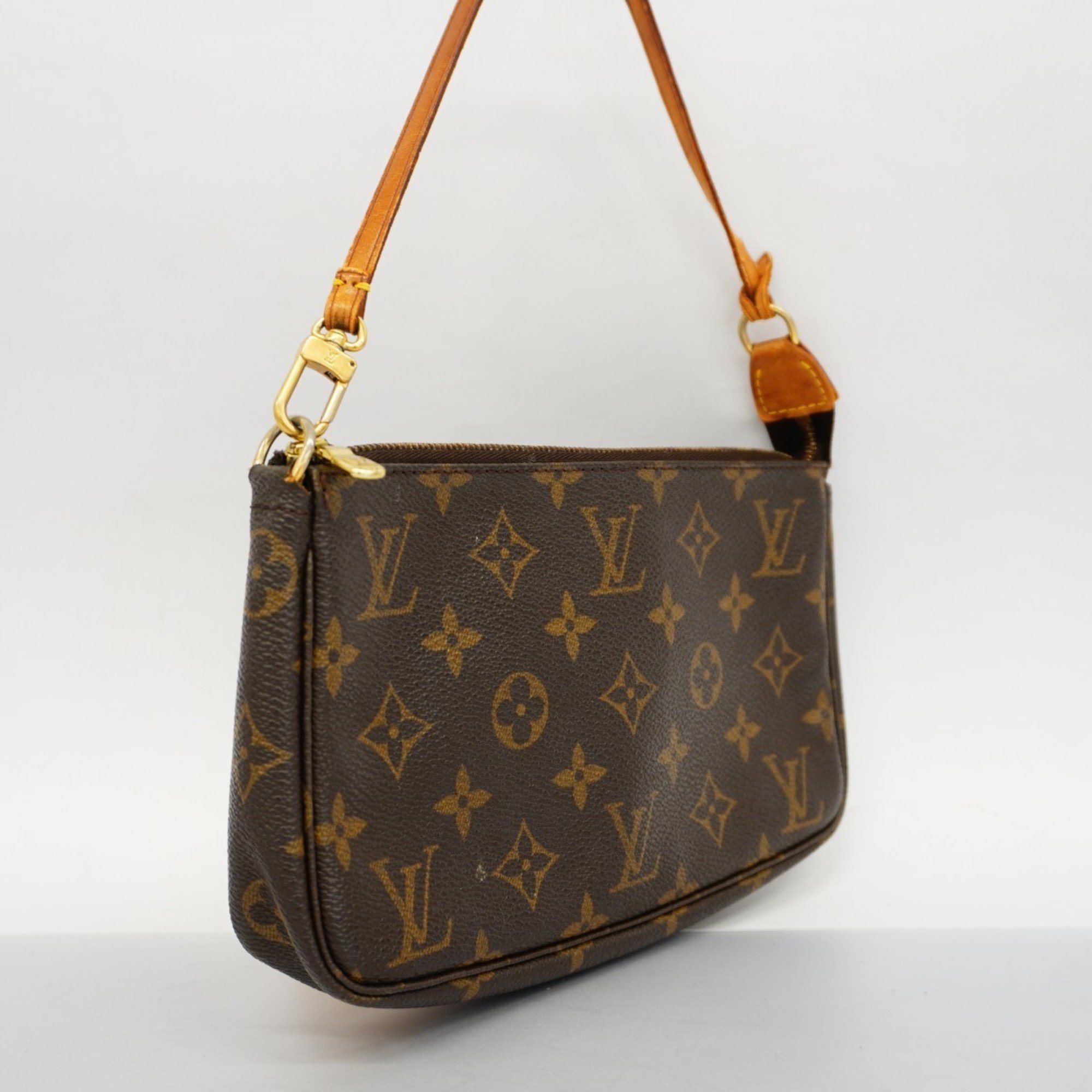 Louis Vuitton Pouch Monogram Pochette Accessoires M51980 Brown Women's