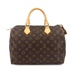 Louis Vuitton Monogram Speedy 30 Hand Bag Brown M41526 Gold Hardware