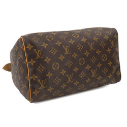 Louis Vuitton Monogram Speedy 30 Hand Bag Brown M41526 Gold Hardware