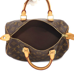 Louis Vuitton Monogram Speedy 30 Hand Bag Brown M41526 Gold Hardware