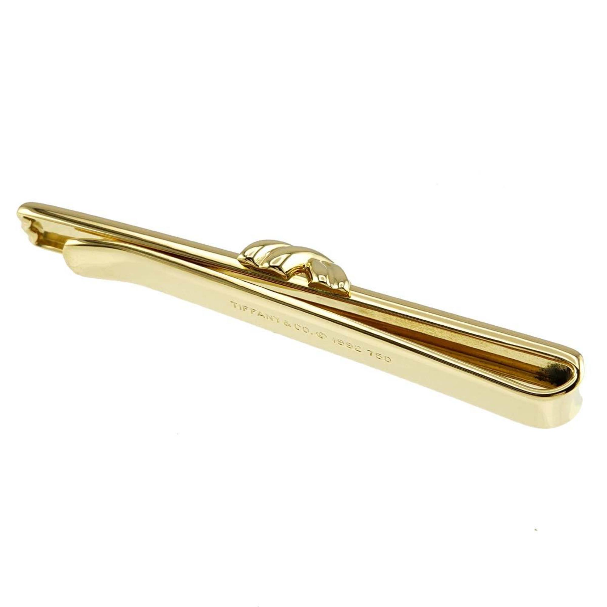 Tiffany & Co. Signature Tie Bar, 18K Yellow Gold, 750