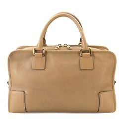 LOEWE Amazona 36 hand bag leather brown gold hardware