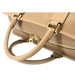 LOEWE Amazona 36 hand bag leather brown gold hardware