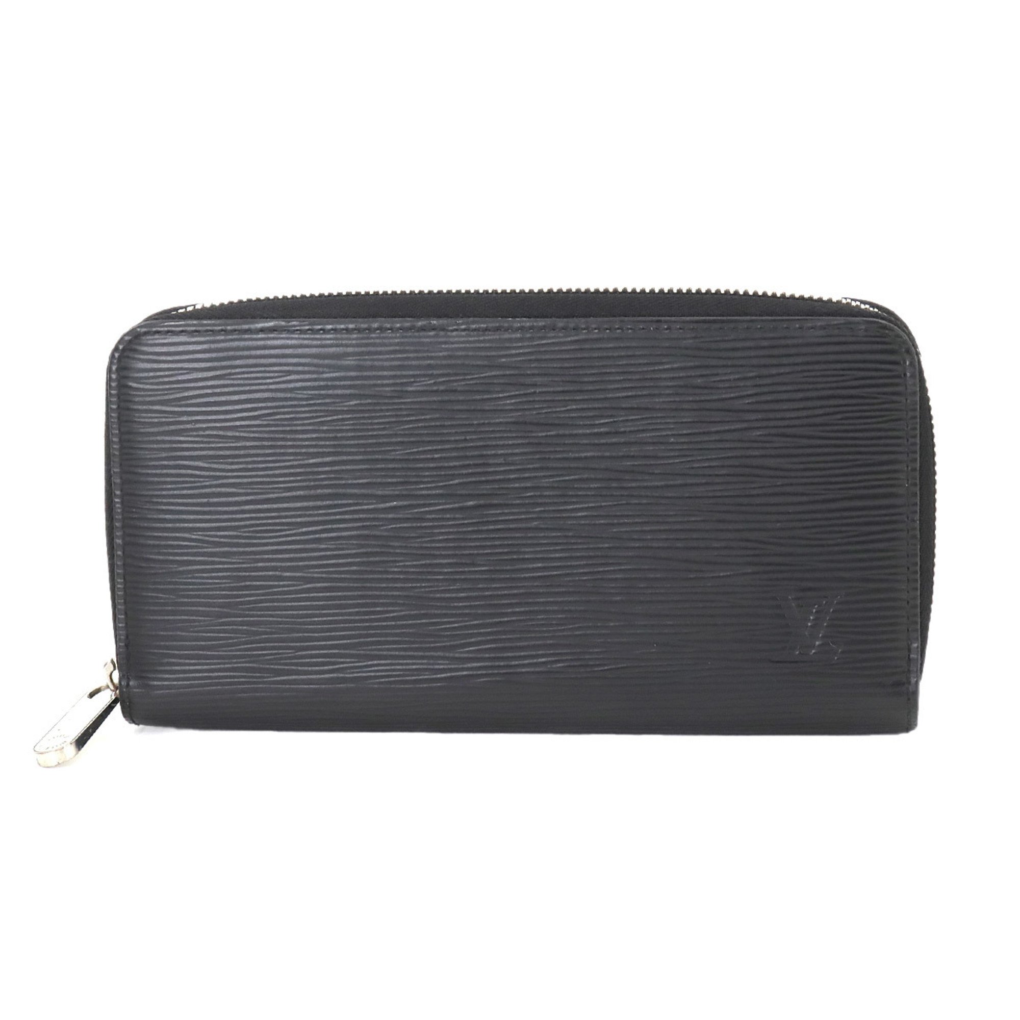 Louis Vuitton Epi Zippy Wallet Round Long Leather Noir M61857 RFID