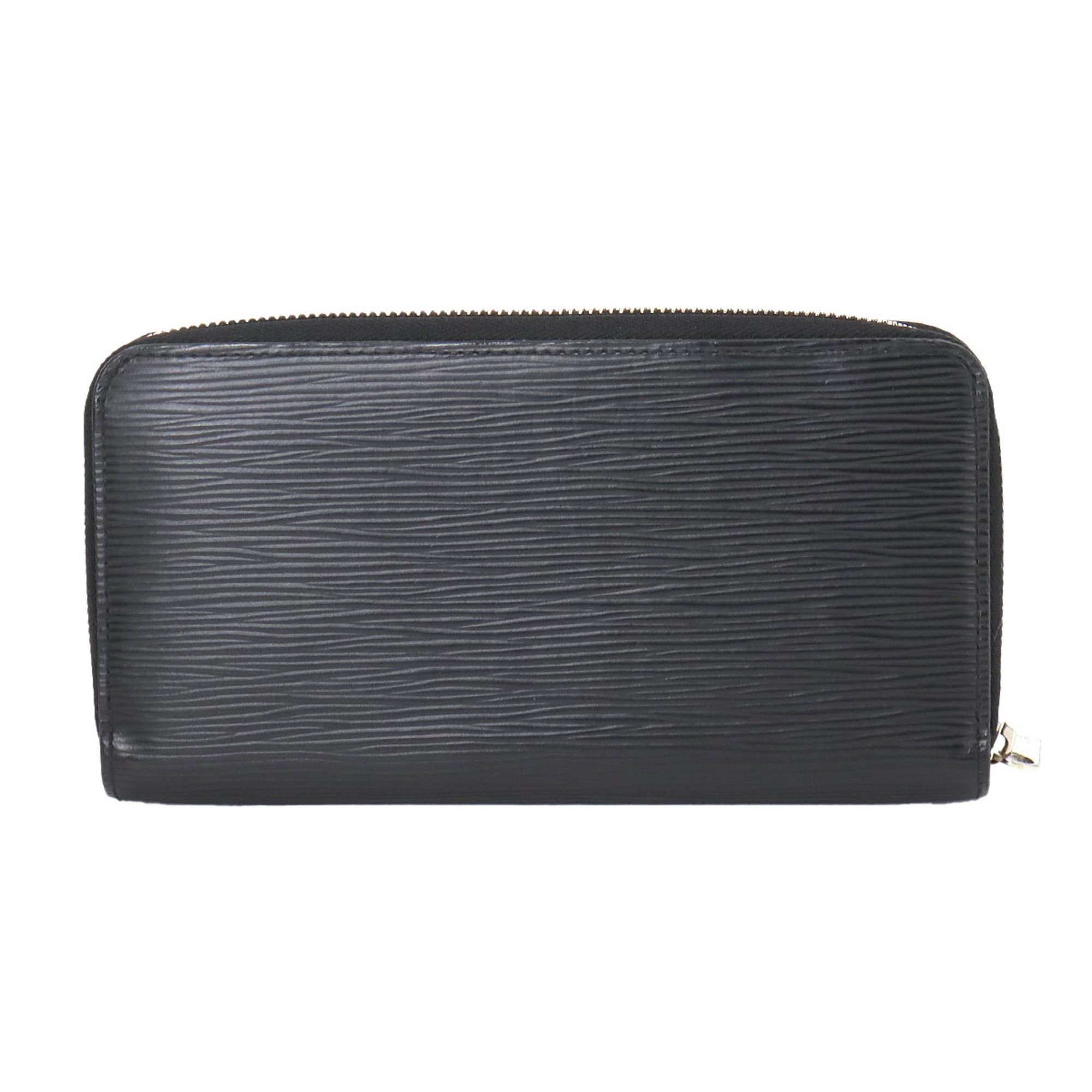 Louis Vuitton Epi Zippy Wallet Round Long Leather Noir M61857 RFID