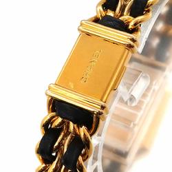 CHANEL Premiere L size H0001 Ladies watch Black Gold Quartz