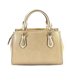 MICHAEL KORS Marilyn Crossbody Small 2way Hand Shoulder Bag Leather Pale Gold Hardware