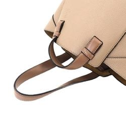 LOEWE Hammock Nugget 2way hand shoulder bag leather beige brown gold hardware