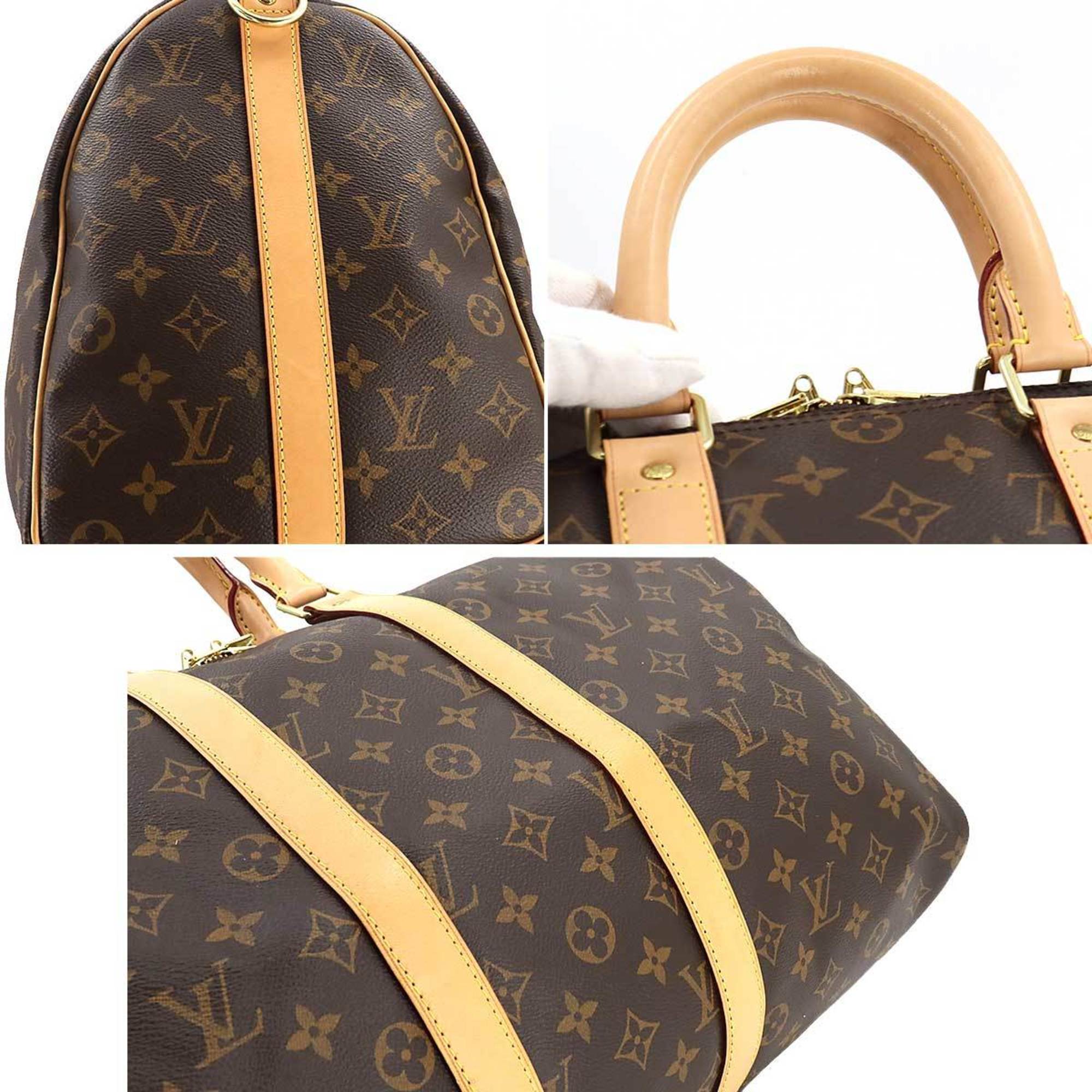 Louis Vuitton Monogram Keepall Bandoliere 45 2way Boston Shoulder Bag M41418