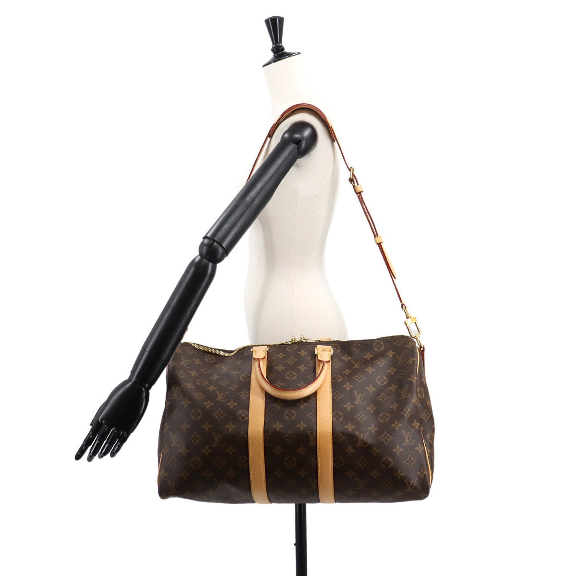 Louis Vuitton Monogram Keepall Bandoliere 45 2way Boston Shoulder Bag M41418