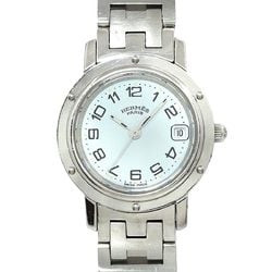 Hermes HERMES Clipper CL4 210 Ladies Watch Date White Quartz