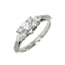 Tiffany & Co. Seven Stone Ring Diamond Pt Platinum