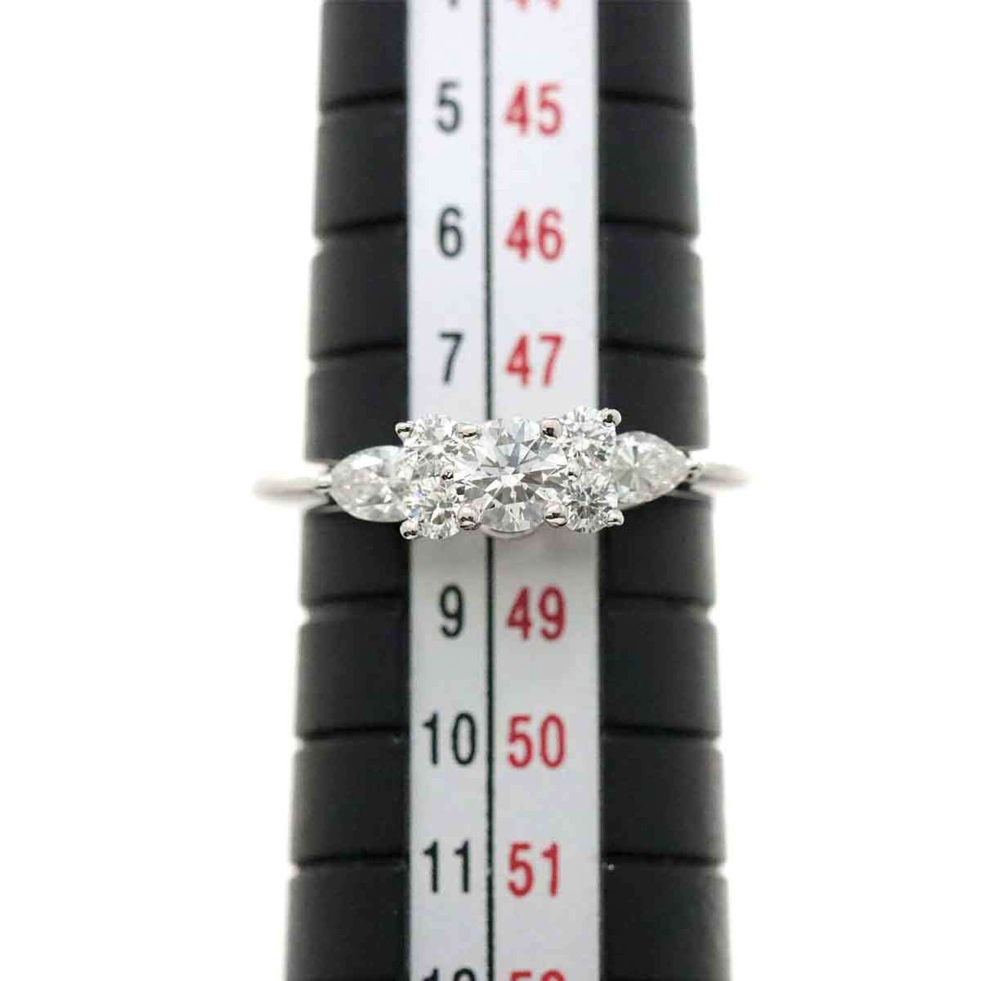 Tiffany & Co. Seven Stone Ring Diamond Pt Platinum