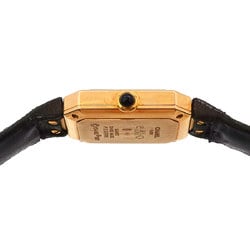 CHANEL Premiere H0090 Ladies Watch Black K18YG Yellow Gold Quartz