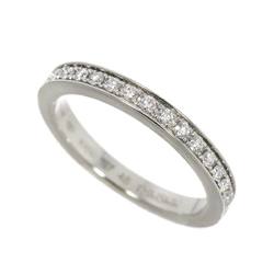 BVLGARI Dedicata a Venezia #48 Ring Half Diamond Pt Platinum