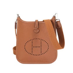 Hermes Evelyne Amazon TPM Shoulder Bag Taurillon Clemence Gold Double Stamp