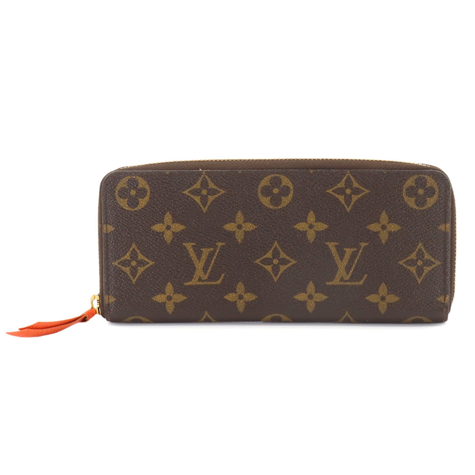 Louis Vuitton LOUIS VUITTON Monogram Portefeuille Clemence Round Long Wallet Pimon M60743