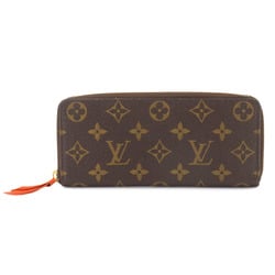 Louis Vuitton LOUIS VUITTON Monogram Portefeuille Clemence Round Long Wallet Pimon M60743