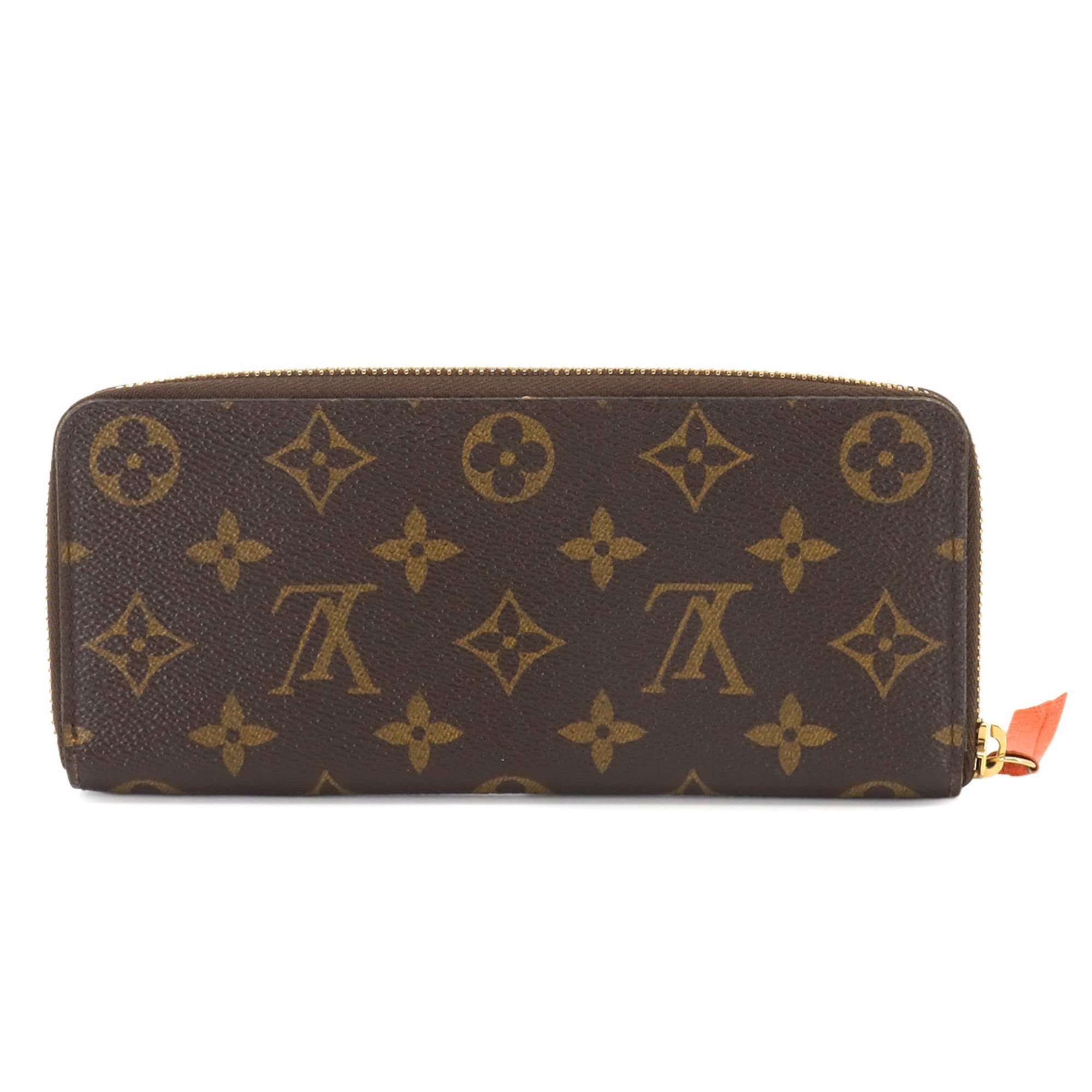 Louis Vuitton LOUIS VUITTON Monogram Portefeuille Clemence Round Long Wallet Pimon M60743