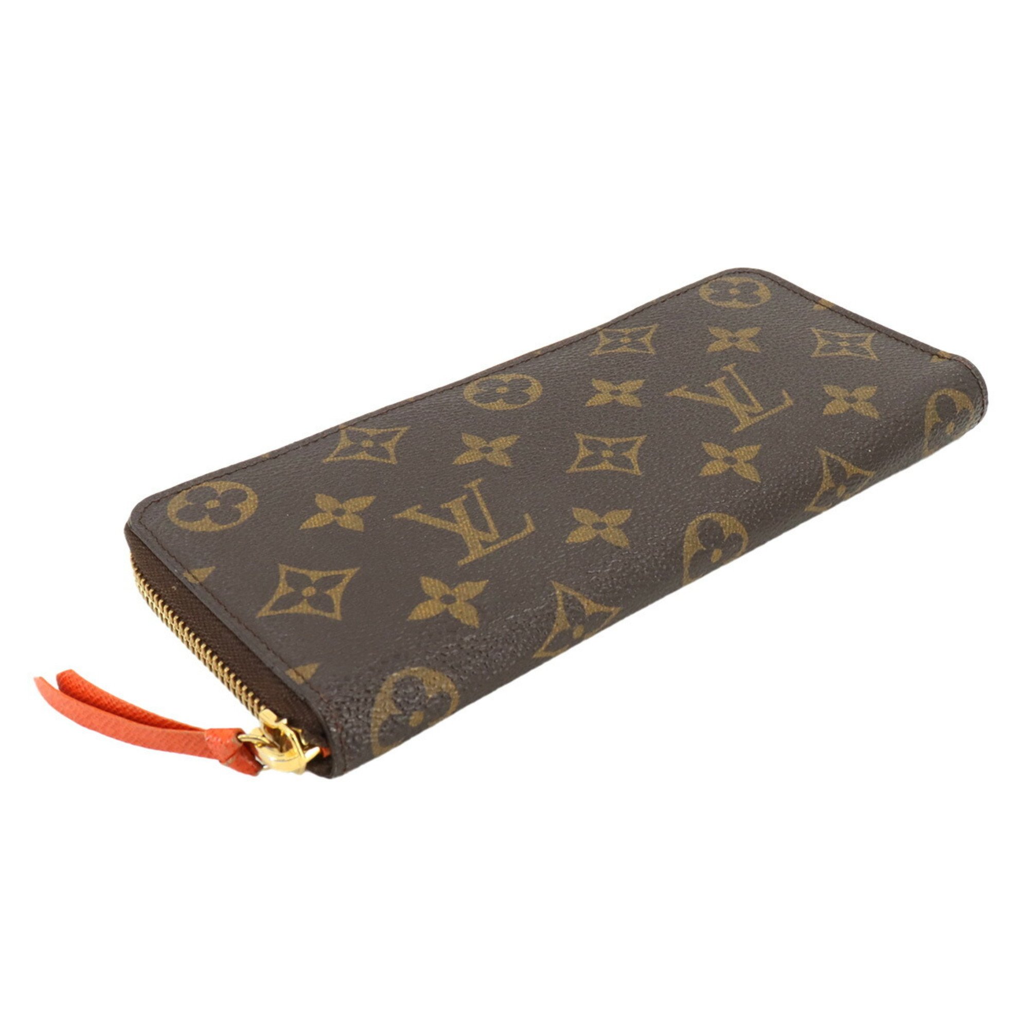 Louis Vuitton LOUIS VUITTON Monogram Portefeuille Clemence Round Long Wallet Pimon M60743