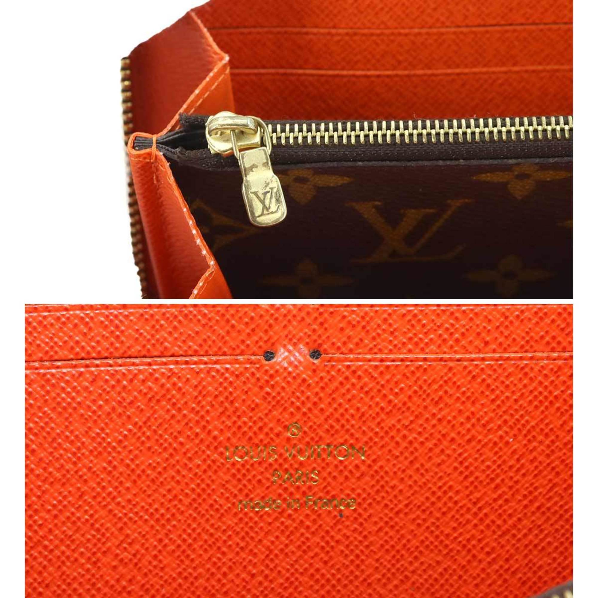 Louis Vuitton LOUIS VUITTON Monogram Portefeuille Clemence Round Long Wallet Pimon M60743