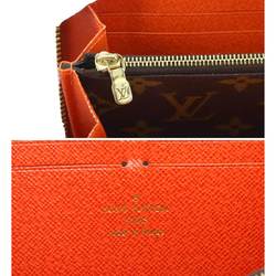 Louis Vuitton LOUIS VUITTON Monogram Portefeuille Clemence Round Long Wallet Pimon M60743