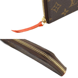 Louis Vuitton LOUIS VUITTON Monogram Portefeuille Clemence Round Long Wallet Pimon M60743