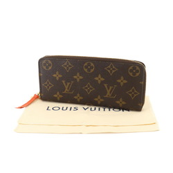 Louis Vuitton LOUIS VUITTON Monogram Portefeuille Clemence Round Long Wallet Pimon M60743