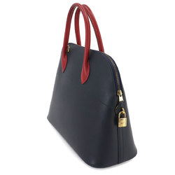 Hermes Bolide 35 2way hand shoulder bag, Cushvel Epsom, bicolor, navy, red, gold hardware