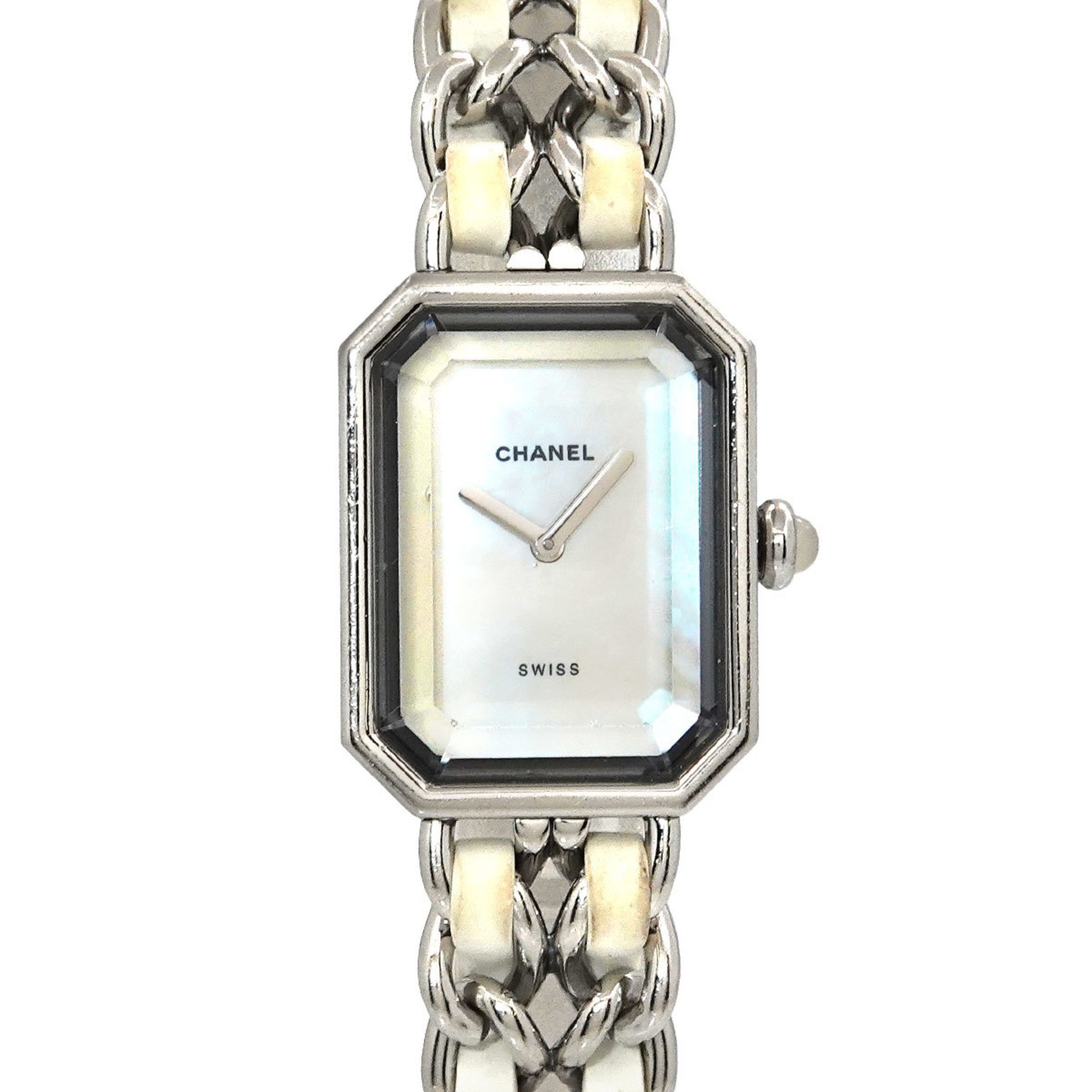 CHANEL Premiere L size H1639 Ladies' watch White shell Quartz