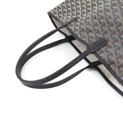 GOYARD Saint Louis PM Leather Herringbone Black