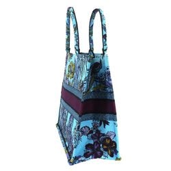 Christian Dior Toile de Jouy Book Tote Large Bag Canvas Celestial Blue Multicolor M1286ZEUP