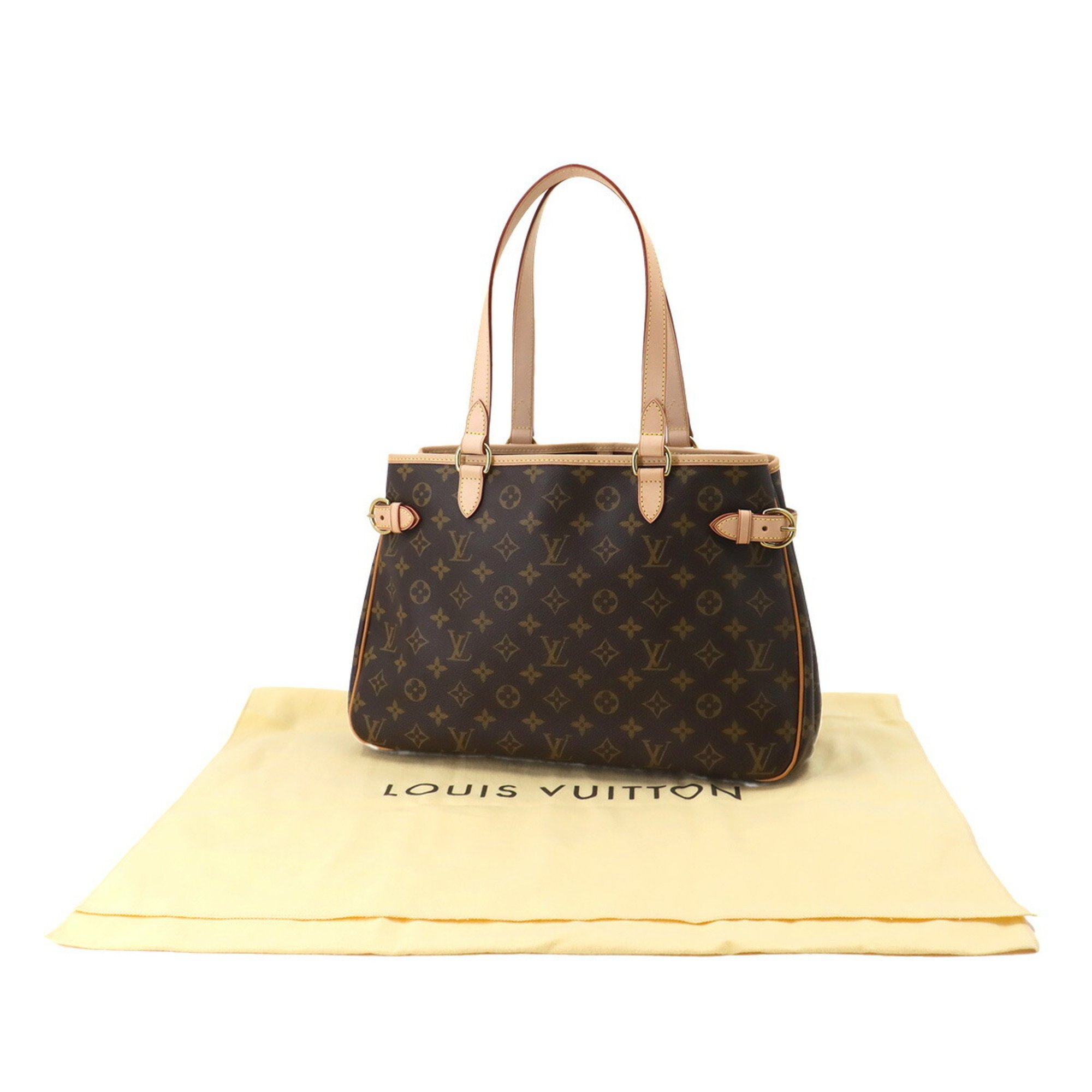 Louis Vuitton LOUIS VUITTON Monogram Batignolles Horizontal Brown M51154 Gold Hardware