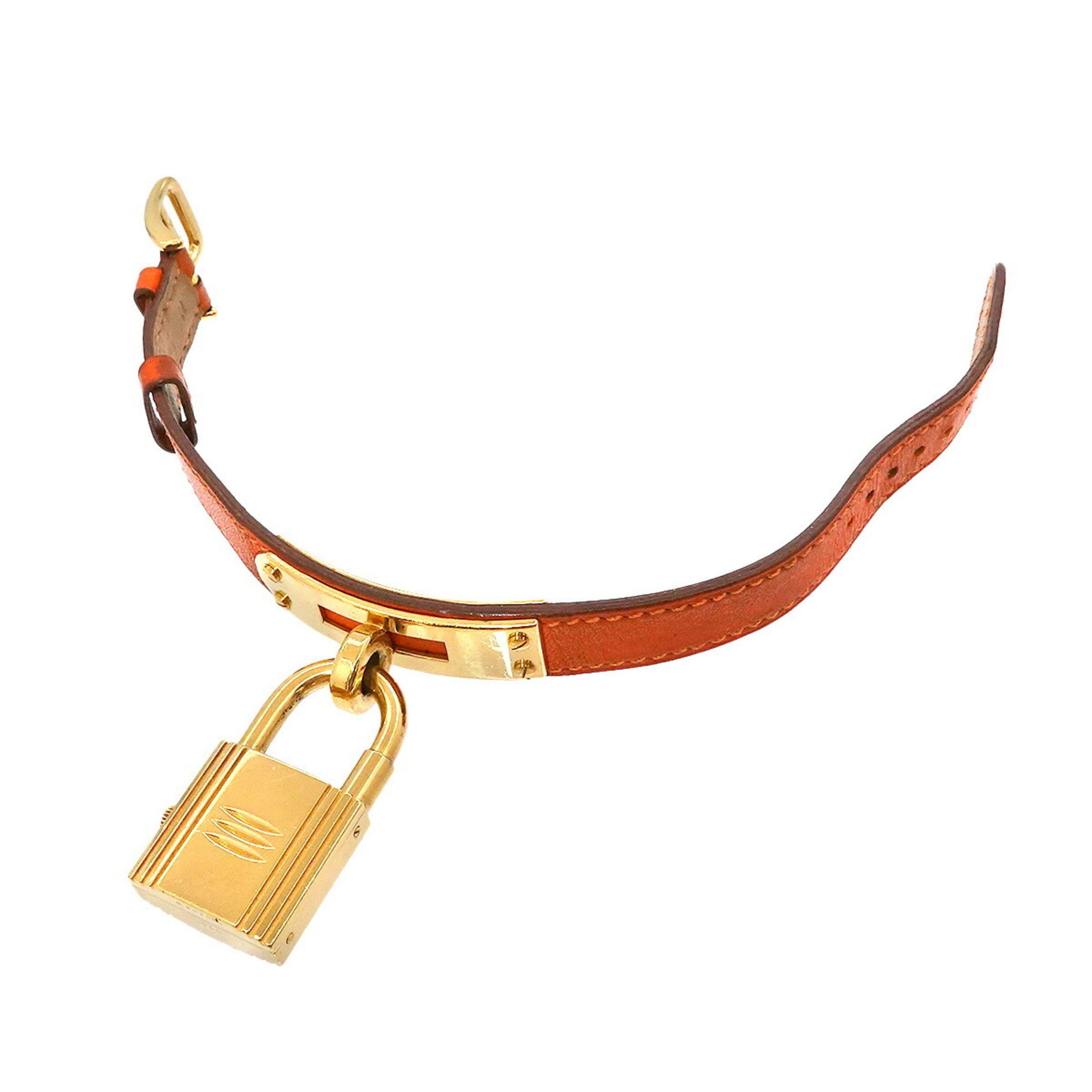 Hermes Kelly Watch Ladies' Gold Quartz Padlock