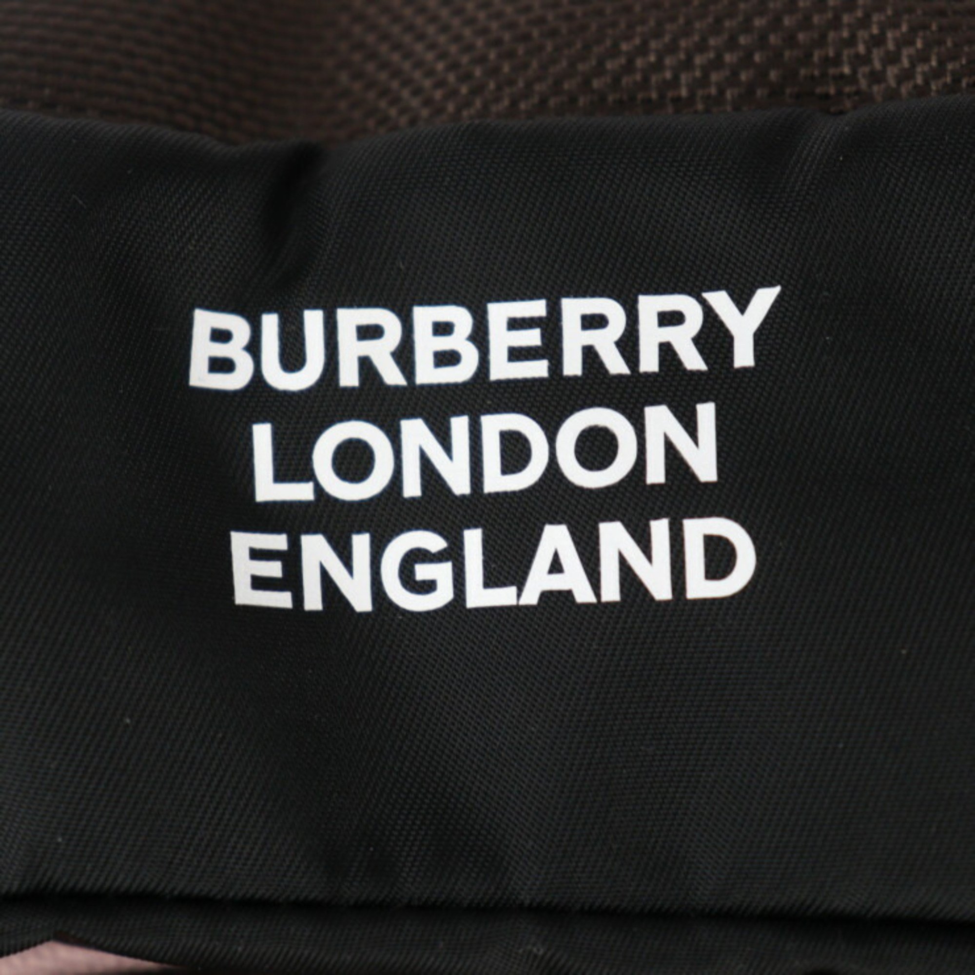 BURBERRY ML LEO NB0 110985 A1201 Leo Body Bag 8017099 Nylon COFFEE Brown x Black Pink Orange Shoulder