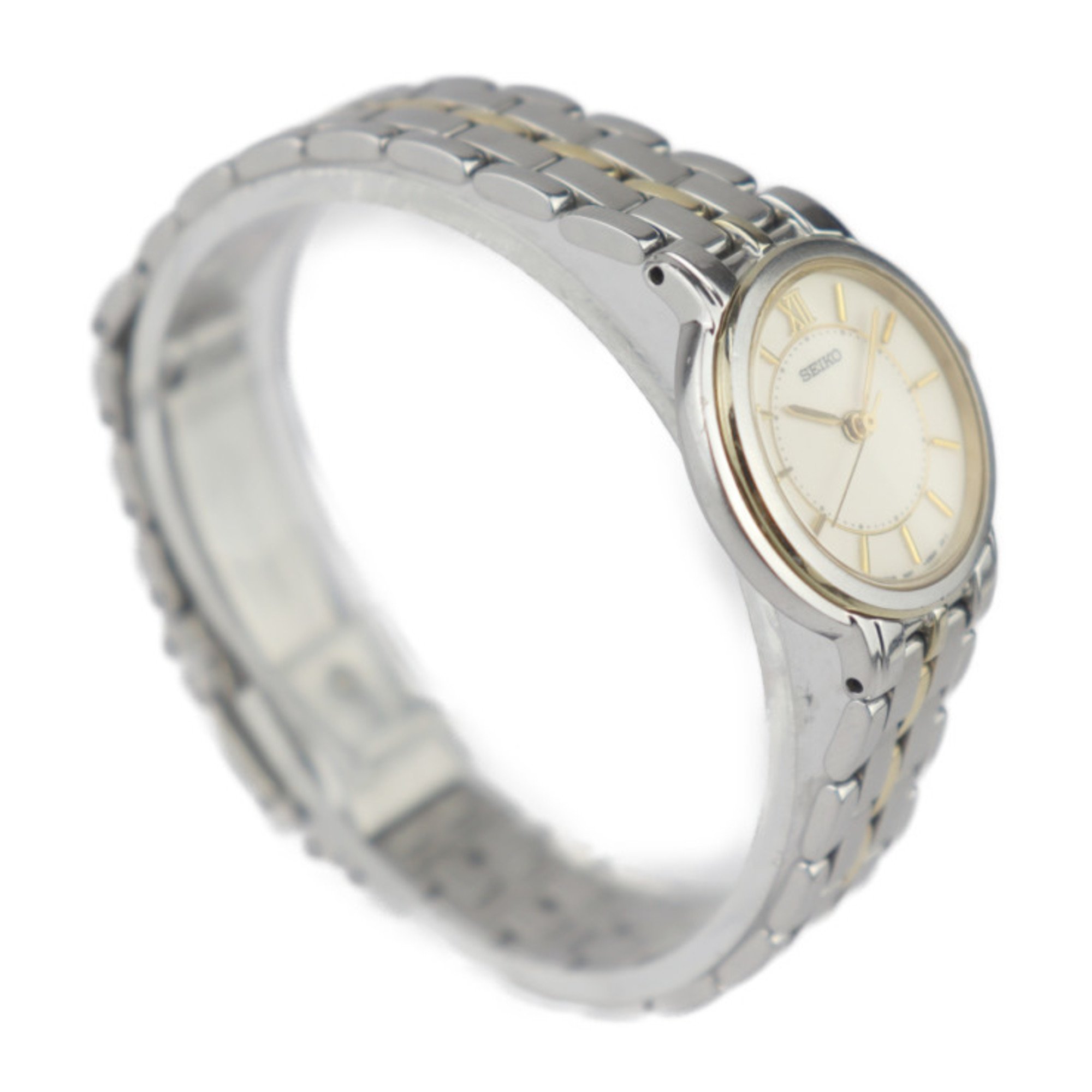 SEIKO Seiko Selection Spirit Watch SSDA002 1N01-0AP0 Stainless Steel Silver Gold Ivory Dial 3 Hands Quartz